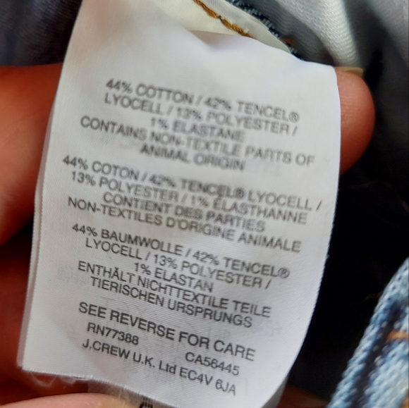 Madewell 10" High-Rise Skinny Jeans in Danny Wash: TENCEL™ Denim Edition - Picture 10 of 11